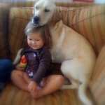 BFB Toddler Couch with dog