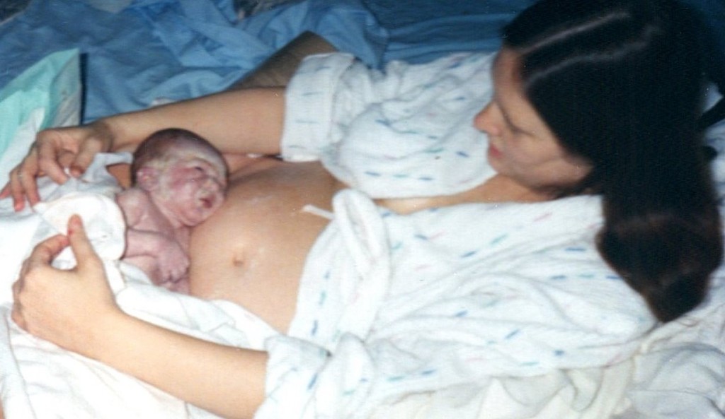 Brea Birth belly 1990
